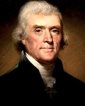 picture of President Thomas Jefferson